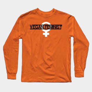 Feminist Vegan Long Sleeve T-Shirt